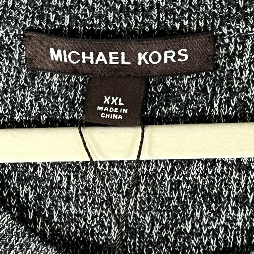 Men's Modern-Fit Textured Mouliné Sweater Gray Size XXL - Picture 3 of 7